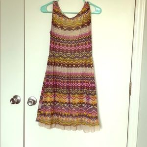 Flouncy multi-colored dress